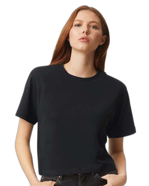 T-shirt carré en jersey fin pour femmes