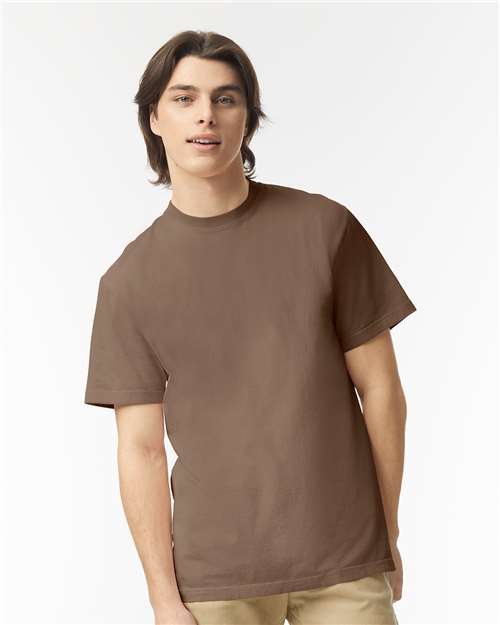 T-shirt épais teinté en pièce unisexe