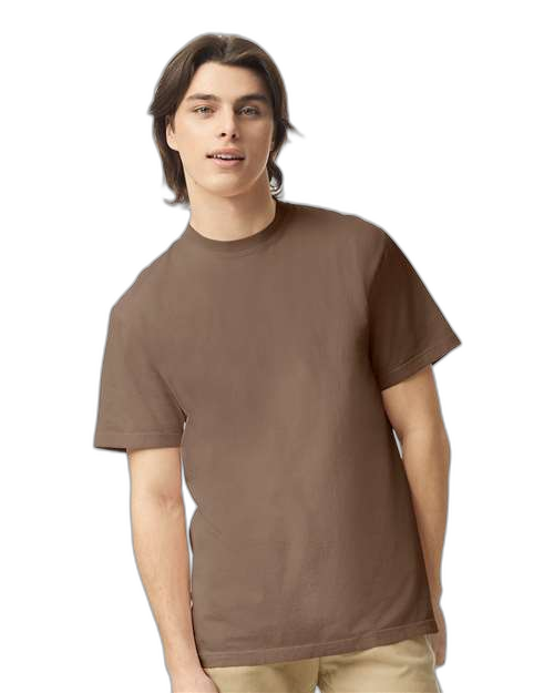 T-shirt épais teinté en pièce unisexe