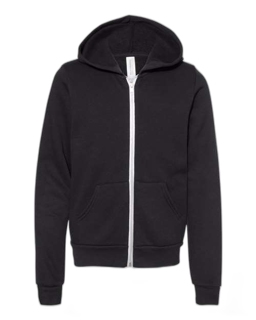 Sweat à capuche zippé en molleton éponge pour enfants