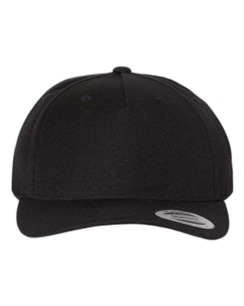 Casquette Premium à cinq panneaux et visière courbée