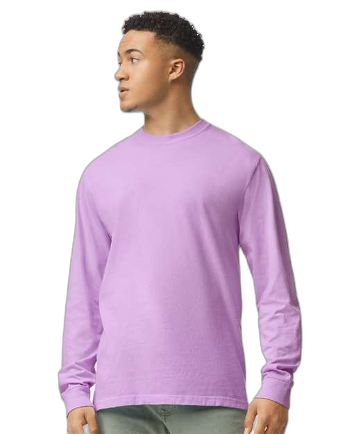 T-shirt manches longues épais teinté en pièce