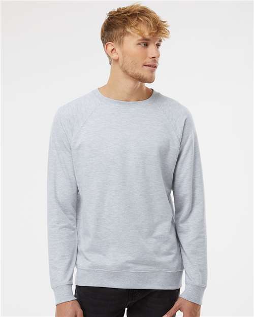Chandail léger unisexe à col rond en tricot bouclé icon