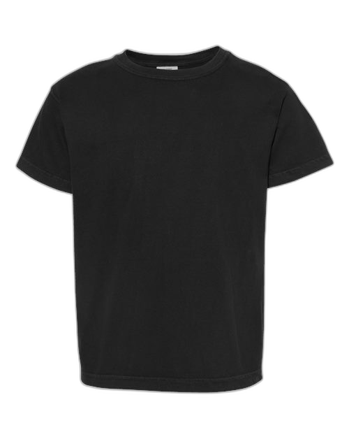 T-shirt lourd teinté en pièce pour enfants