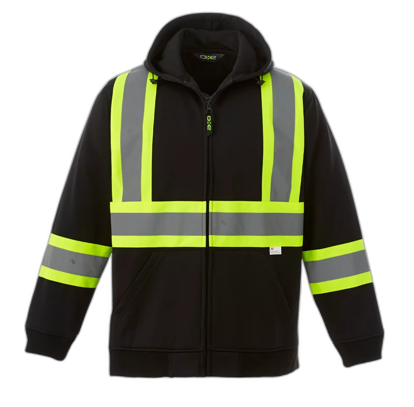 Freedom — Hi-Vis Full Zip Hooded Sweatshirt