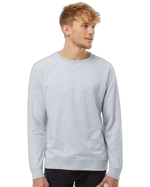 Chandail léger unisexe à col rond en tricot bouclé icon