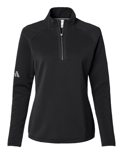 Chandail Spacer à glissière ¼ pour femmes - Black - Personnalisable Québec
