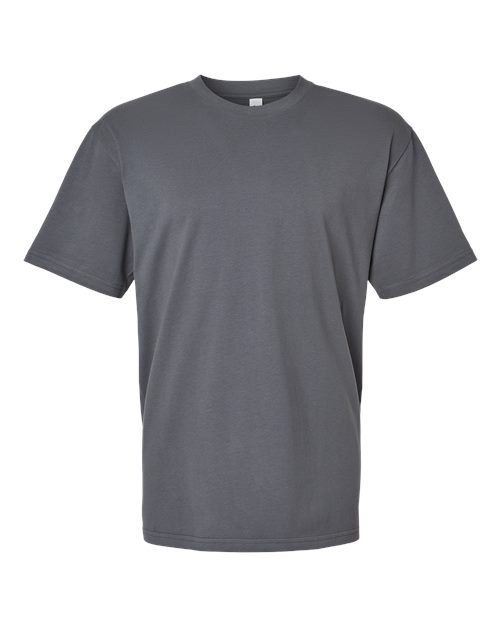 T-shirt en jersey nuageux suédé - Sueded Asphalt - Personnalisable Québec