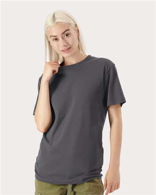 T-shirt en jersey nuageux suédé