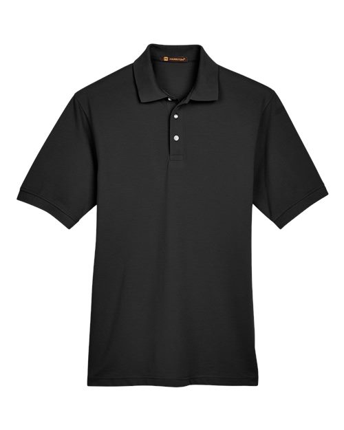 Polo piqué Easy Blend - Black - Personnalisable Québec