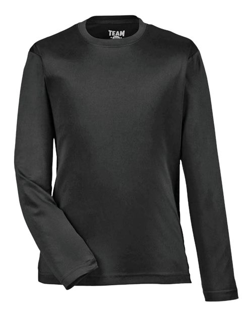 T-shirt à manches longues Zone Performance pour enfants - Black - Personnalisable Québec