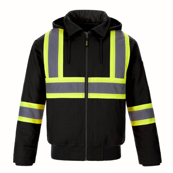 International — Hivis Bomber Jacket With Sherpa Lining