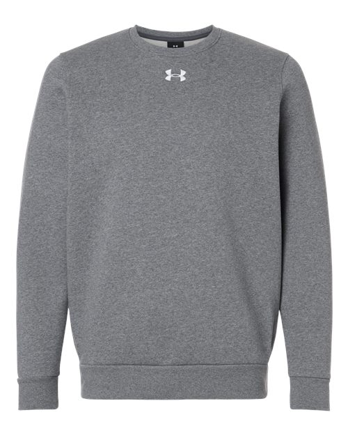 Sweat-shirt polaire Team Icon pour homme - Pitch Grey Medium Heather/ White - Personnalisable Québec