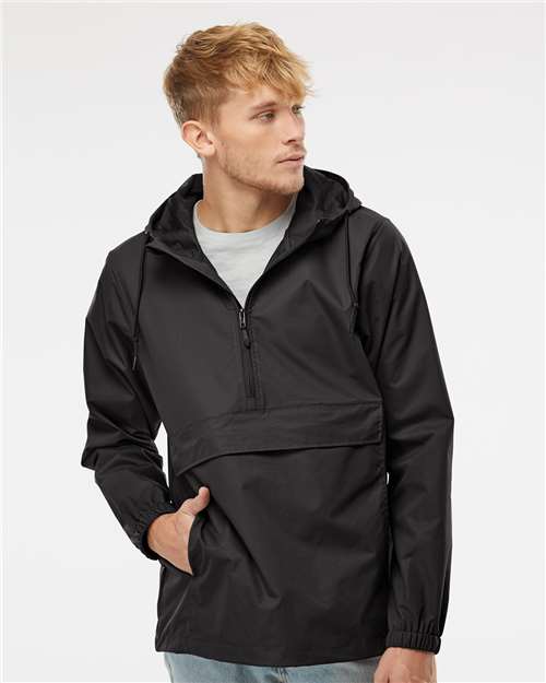 Anorak en nylon à capuchon