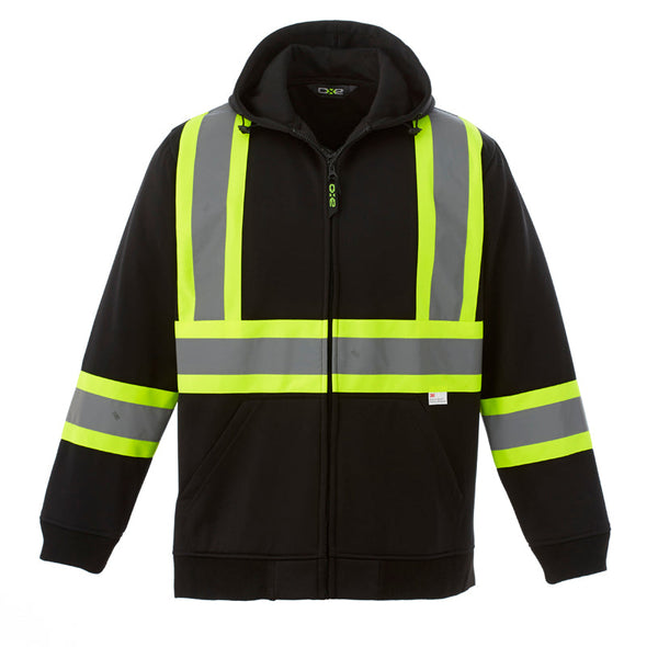 Freedom — Hi-Vis Full Zip Hooded Sweatshirt