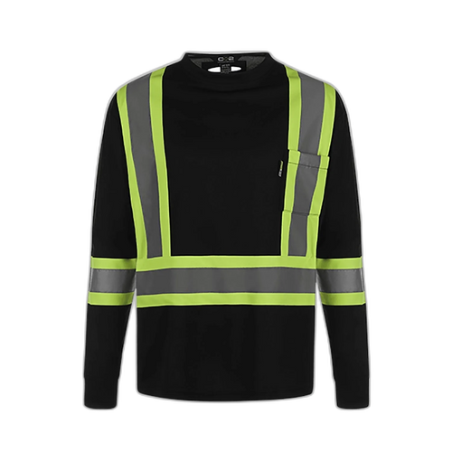 Lookout — Hi-Vis Safety Long Sleeve Shirt | CX2 LOOKOUT-S05970 — Personnalisable Québec | PrintPress